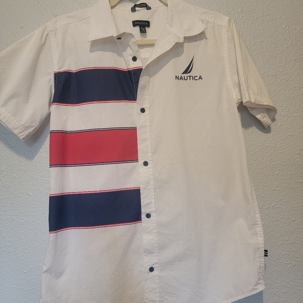 Nautica button down Short sleeve shirt